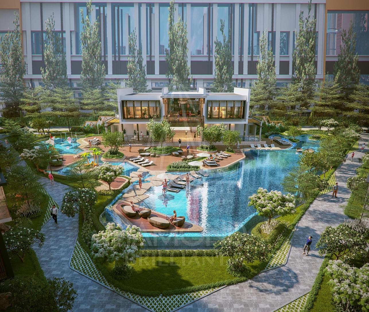 Nội khu căn hộ Sycamore